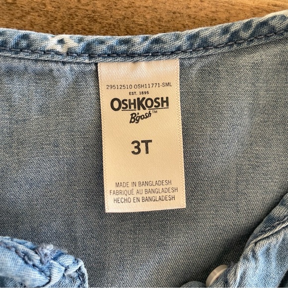 OshKosh Denim Long Sleeve - Picture 3 of 3
